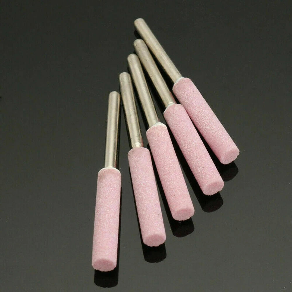 5 Pack Chainsaw Sharpener Burr Grinding Stone for Various Chainsaws