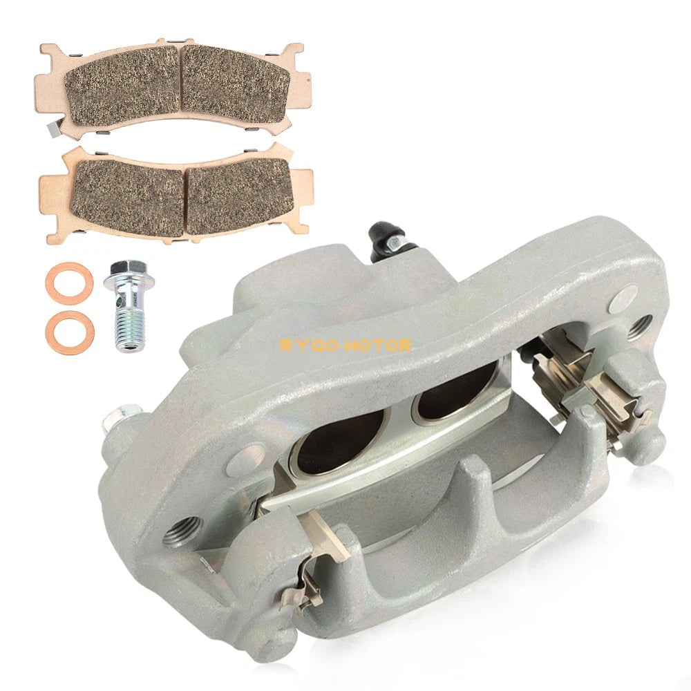Front Right Brake Caliper w/Pads for Honda Pioneer 1000 (2016–2023)