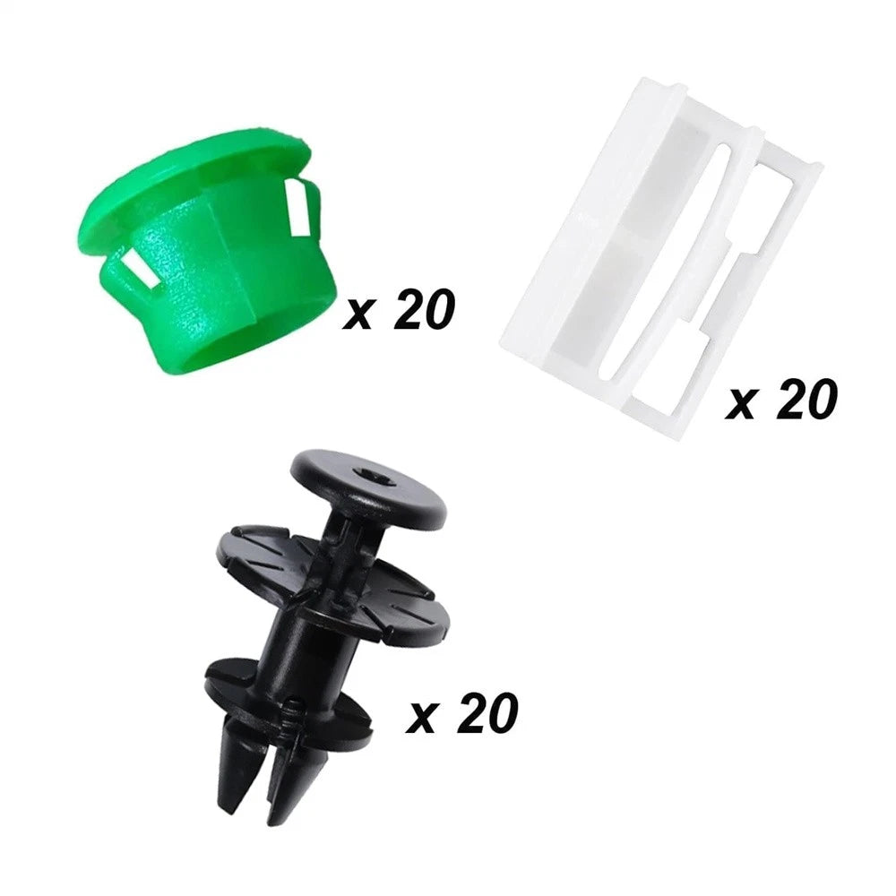 60 Pcs Side Sill Skirt Clips for BMW 3 Series E90 E91