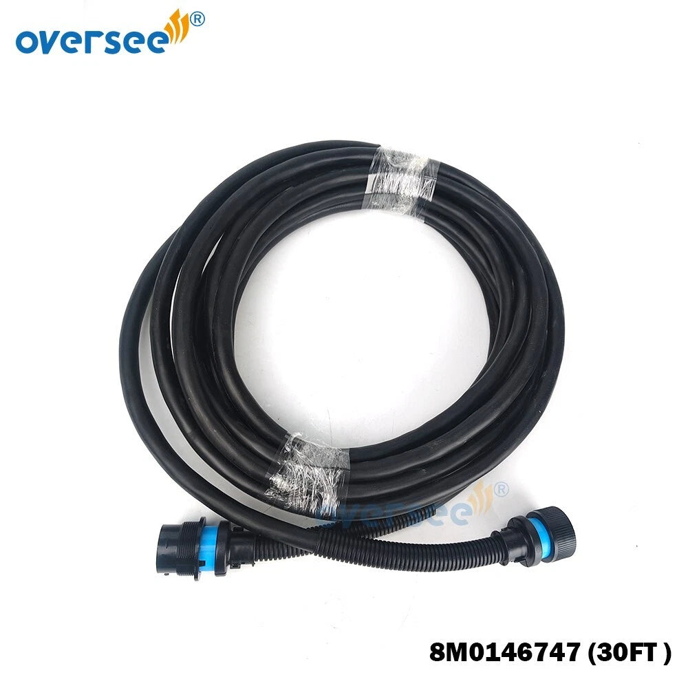 30FT Low Loss Data Cable Harness for Mercury Outboard (8M0146747)