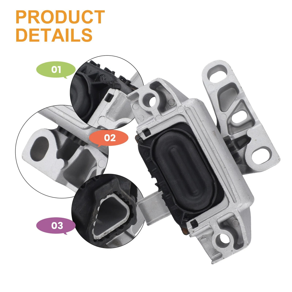 Right Engine Mount for Teramont Atlas Cross Sport