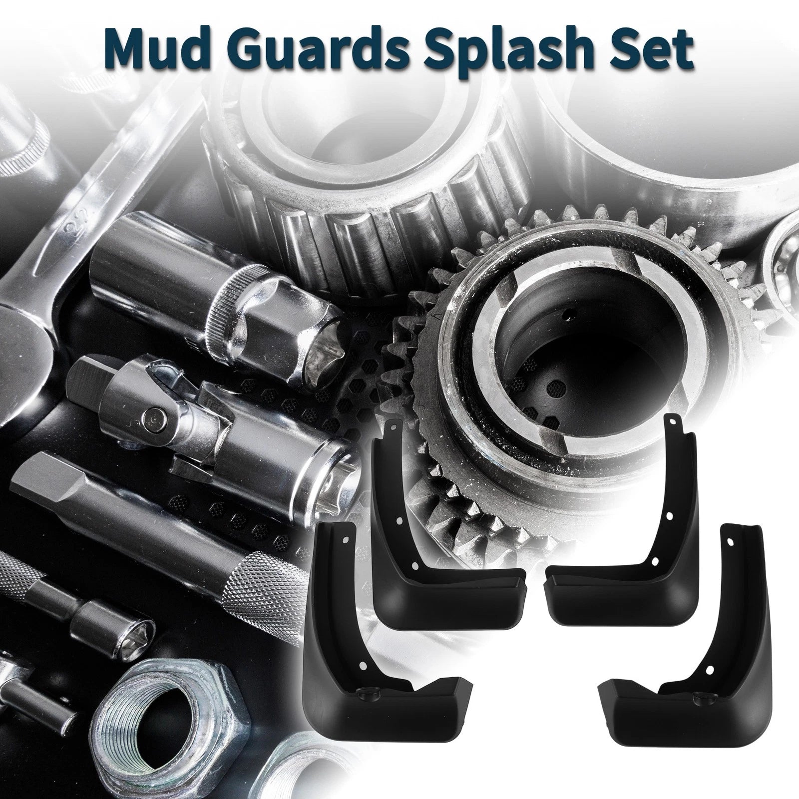 Mud Flaps Splash Guards 1 Set for Volkswagen CC (2018–2023)