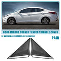 Front Mirror Corner Fender Triangle Cover Pair for Hyundai (2010–2019)