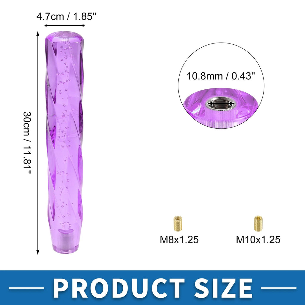 Universal Shift Knob with 2 Adapters for (30cm, Purple)