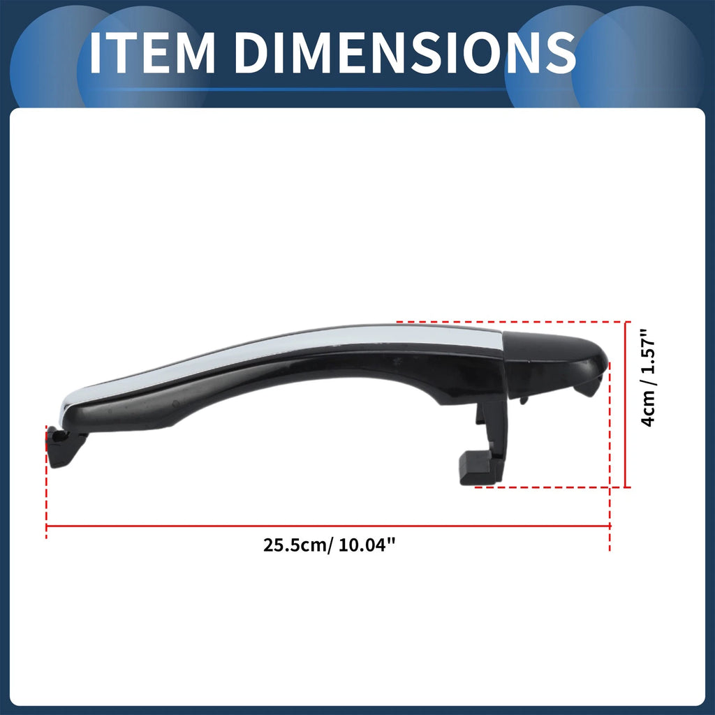 Car Exterior Door Handle Front Right Replacement for Hyundai Azera (2006–2011)