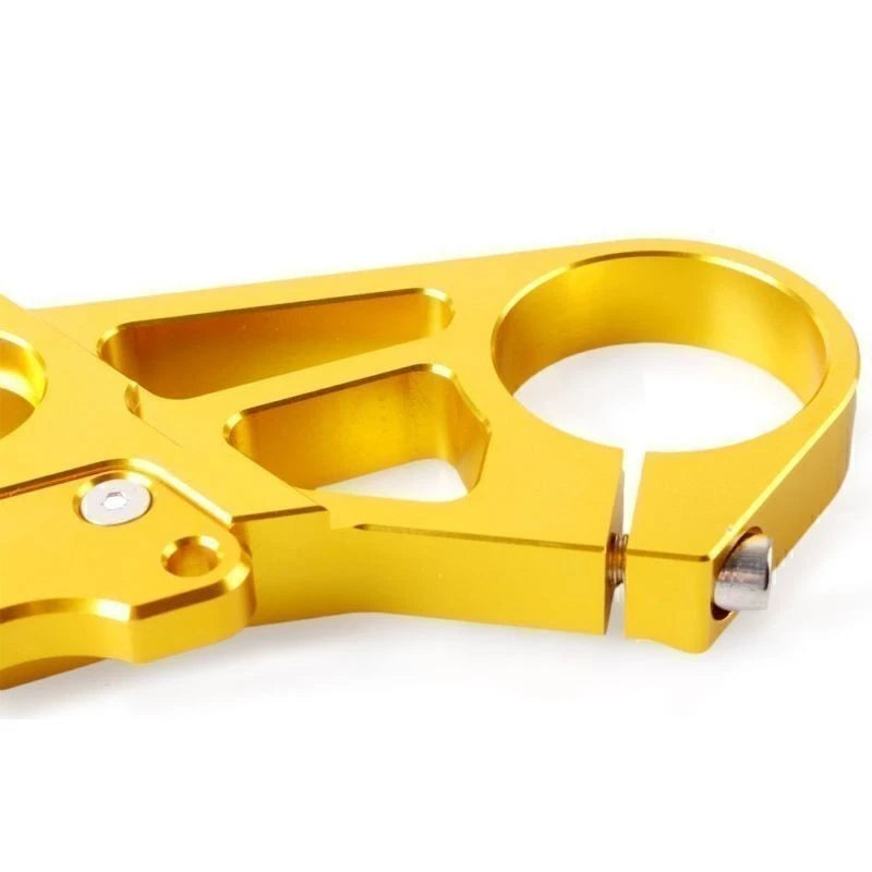 Front Triple Tree End Upper Top Clamp for Suzuki GSXR1000 (2005–2006) Gold CNC