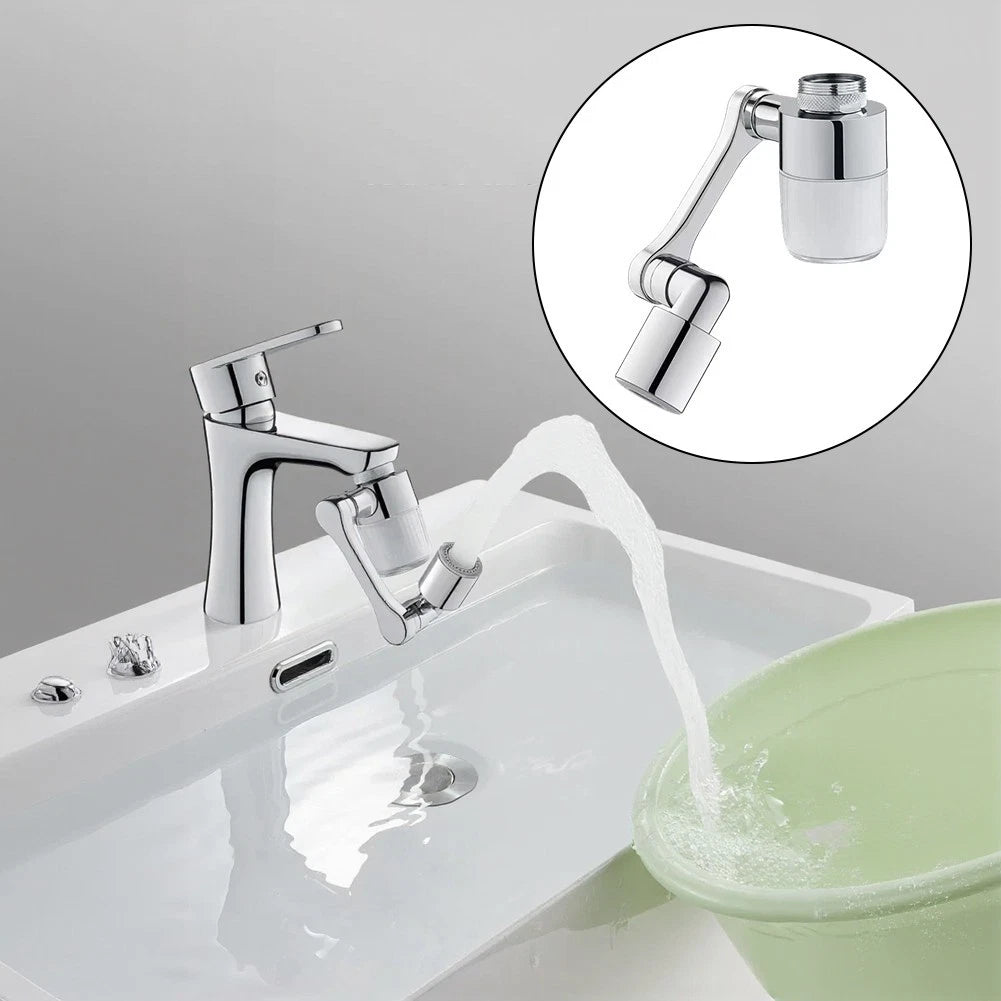 1440 Degree Rotating Faucet Extender with Dual Spray and Filter