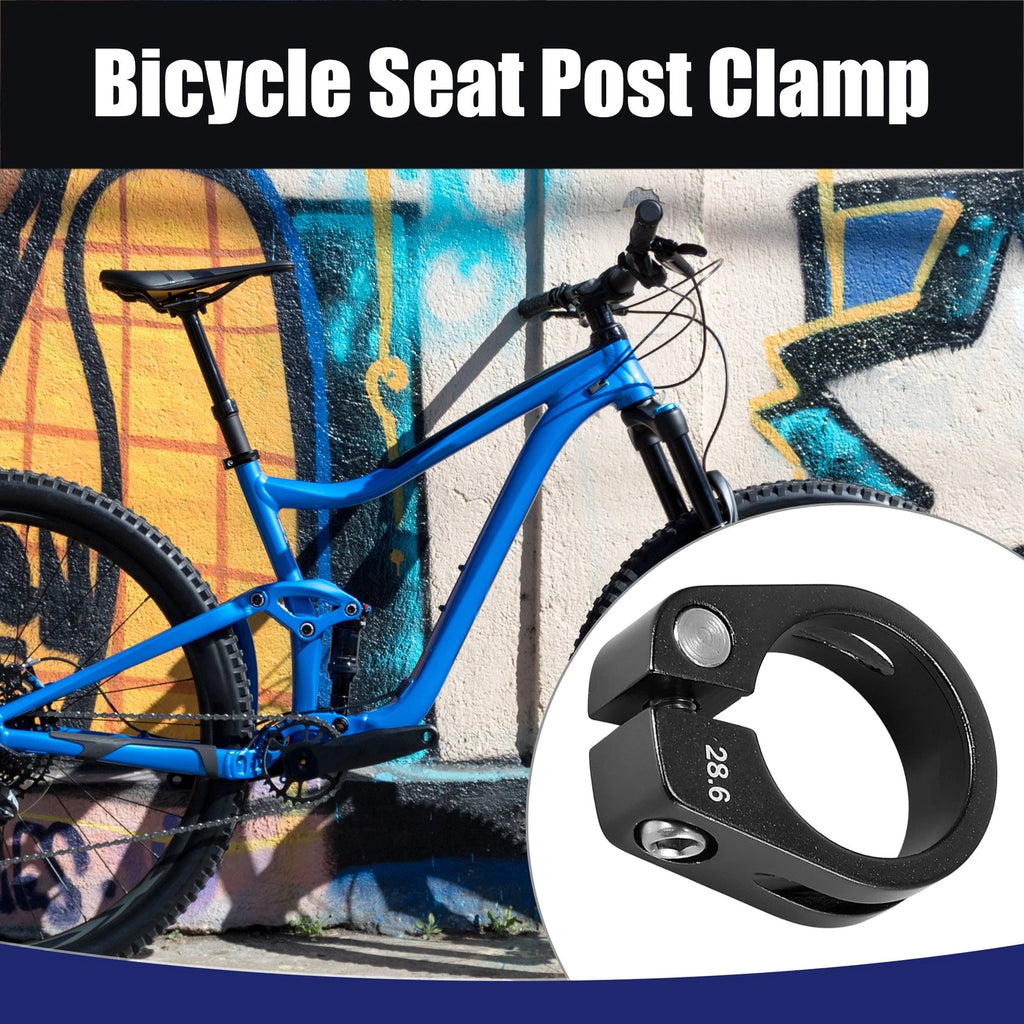 Seat Post Clamp 28.6mm Aluminium Alloy Replacement for Universal Bicycle (All Years)