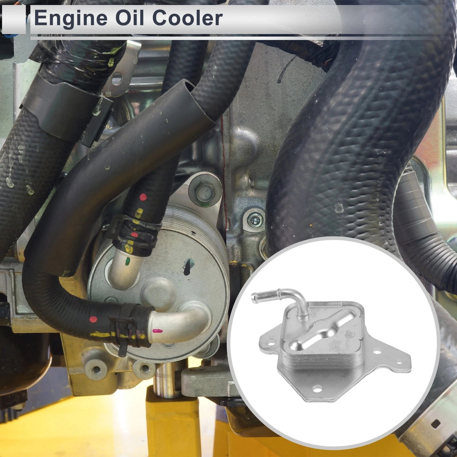 Engine Oil Cooler for Toyota Corolla 2006–2018 Replacement Trans Cooler Set