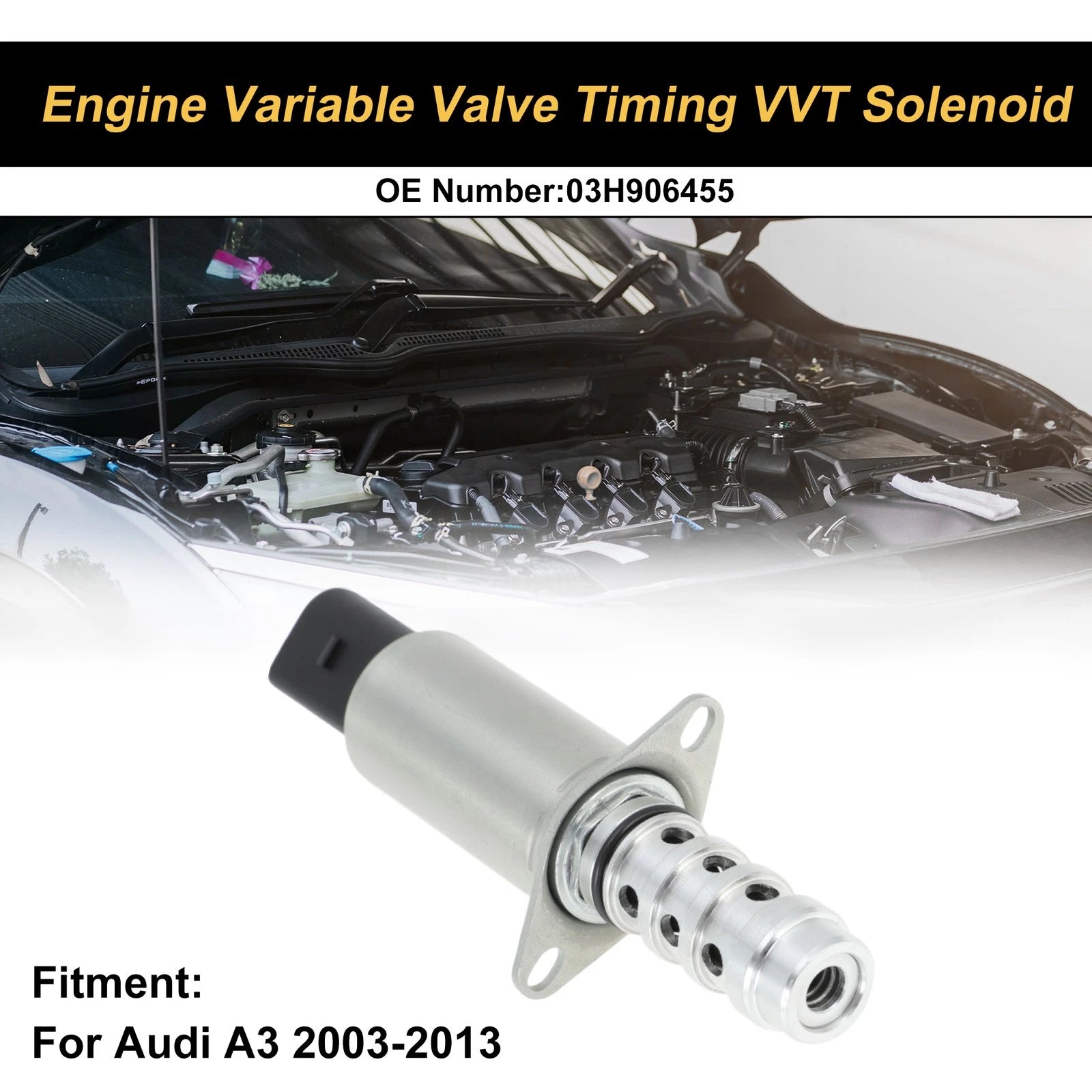 Engine Variable Valve Timing VVT Solenoid Replacement for Audi A3 (2003–2013)