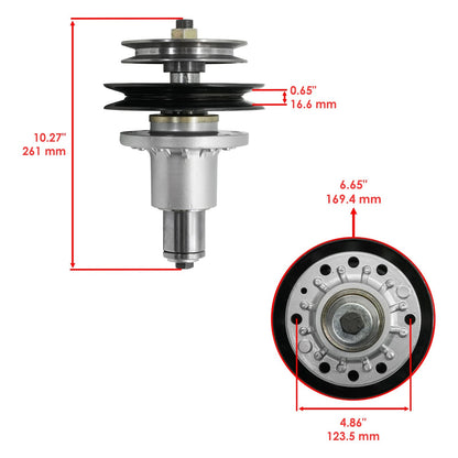 Deck Spindle Set Replacement for Exmark FMD524 FMD604 52 60 inch (2005–2015)