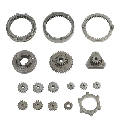 16pcs Brushless Lithium Drill Gear Set - Self-locking Reduction Gears