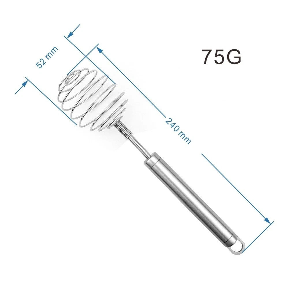 24 cm Stainless Steel Egg Whisk for Home Bakers