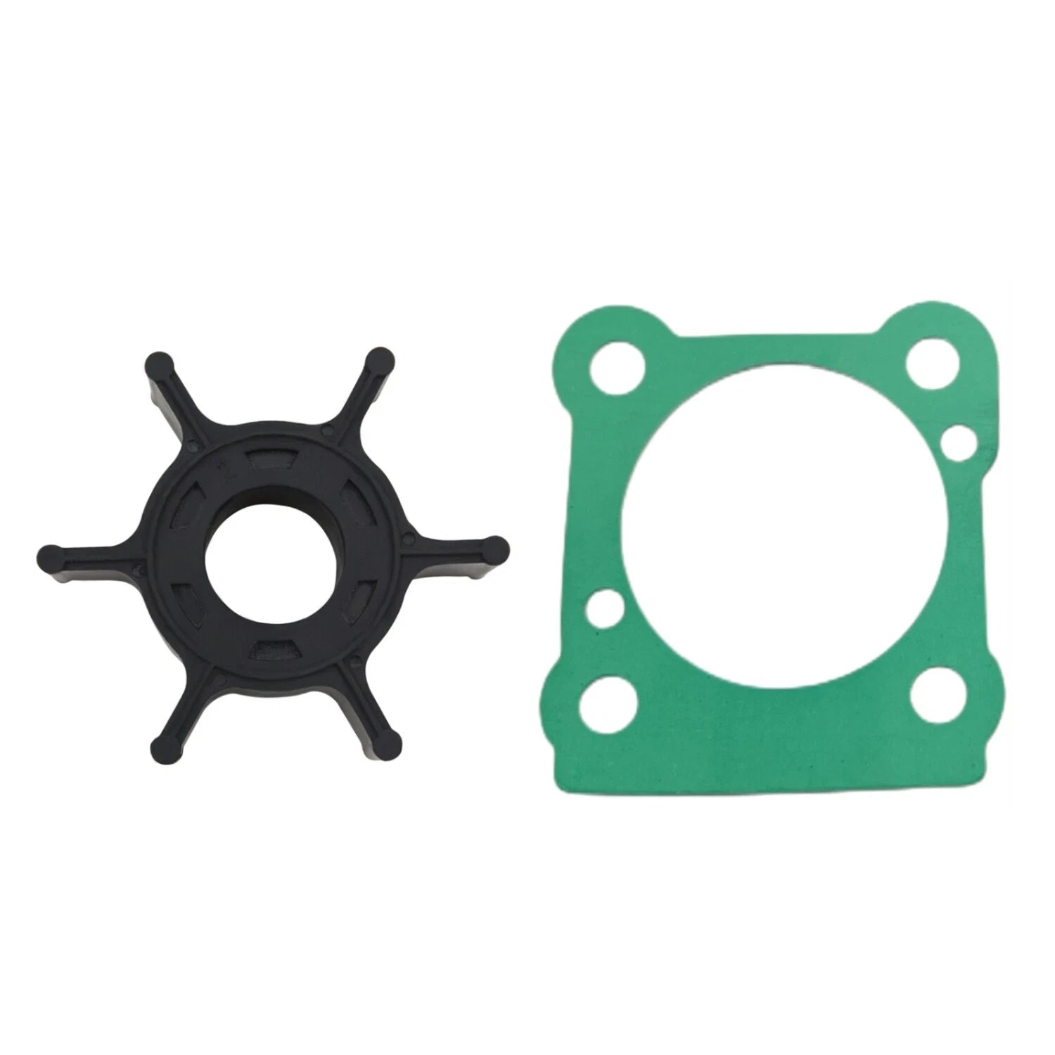 Water Pump Impeller & Gasket for Yamaha 2-Str 6 8 HP (6G1-44352-00)