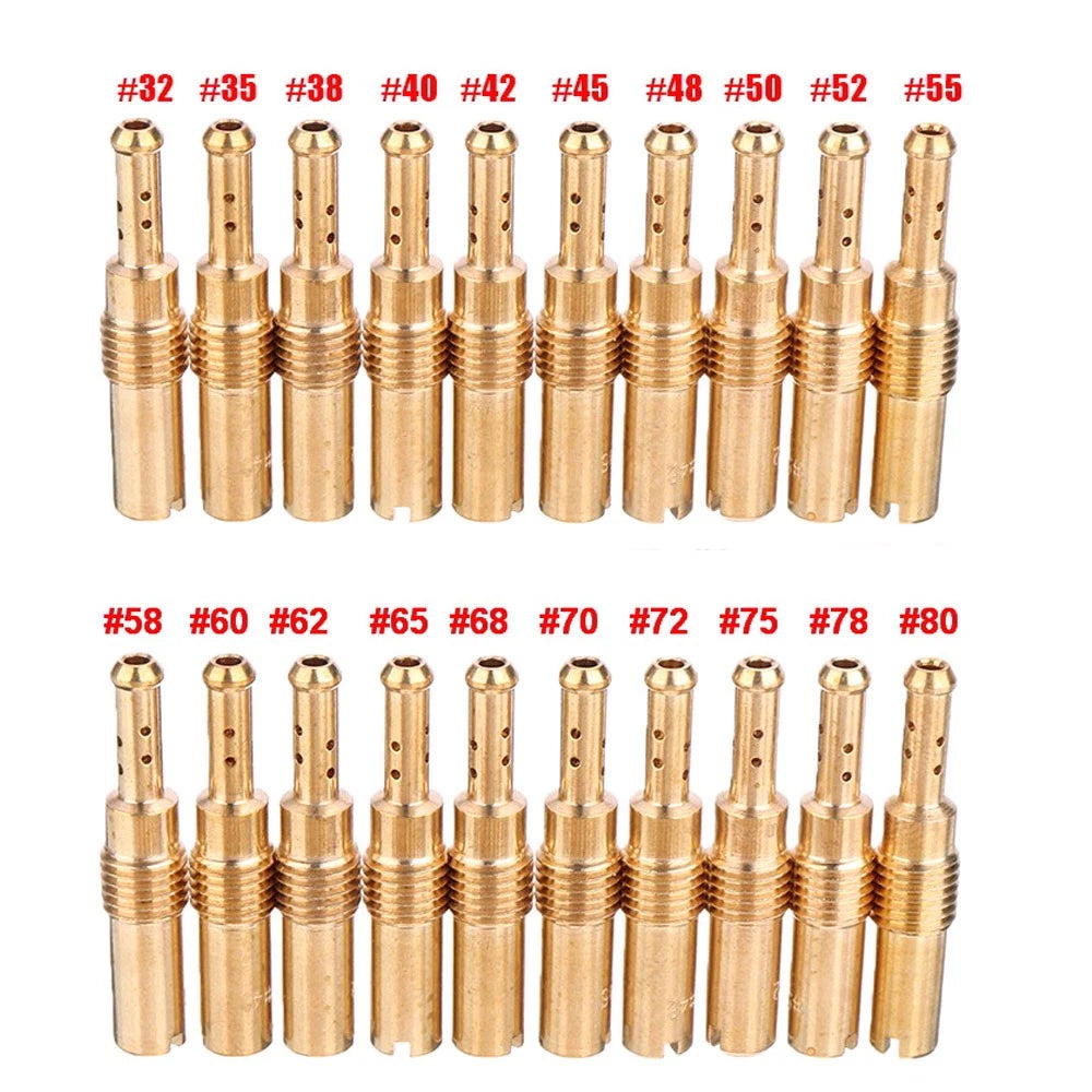 20Pcs Carburetor Pilot Slow Jet Kit for Keihin PWK FCR-MX PE PJ (N424-21)