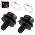 2X Drive Shaft Universal Boot w/ Clamp for Suzuki QuadRunner 250, King Quad 300 (1991–2002)