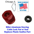 Steering Cable Lock Nut w/ Seal for Sea Doo (All Models) 277000052 277001627 293830063
