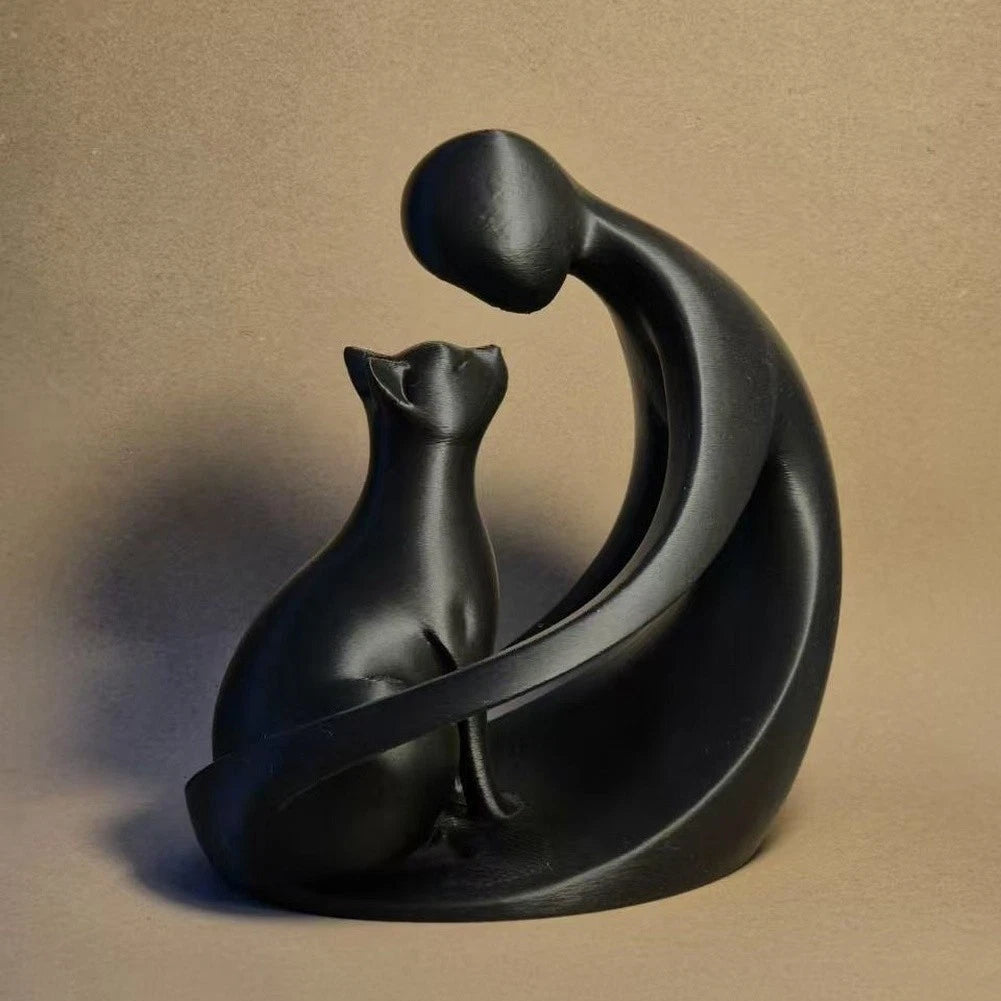 Accent Tabletop Display for Modern Art Sculpture (No Part Numbers)