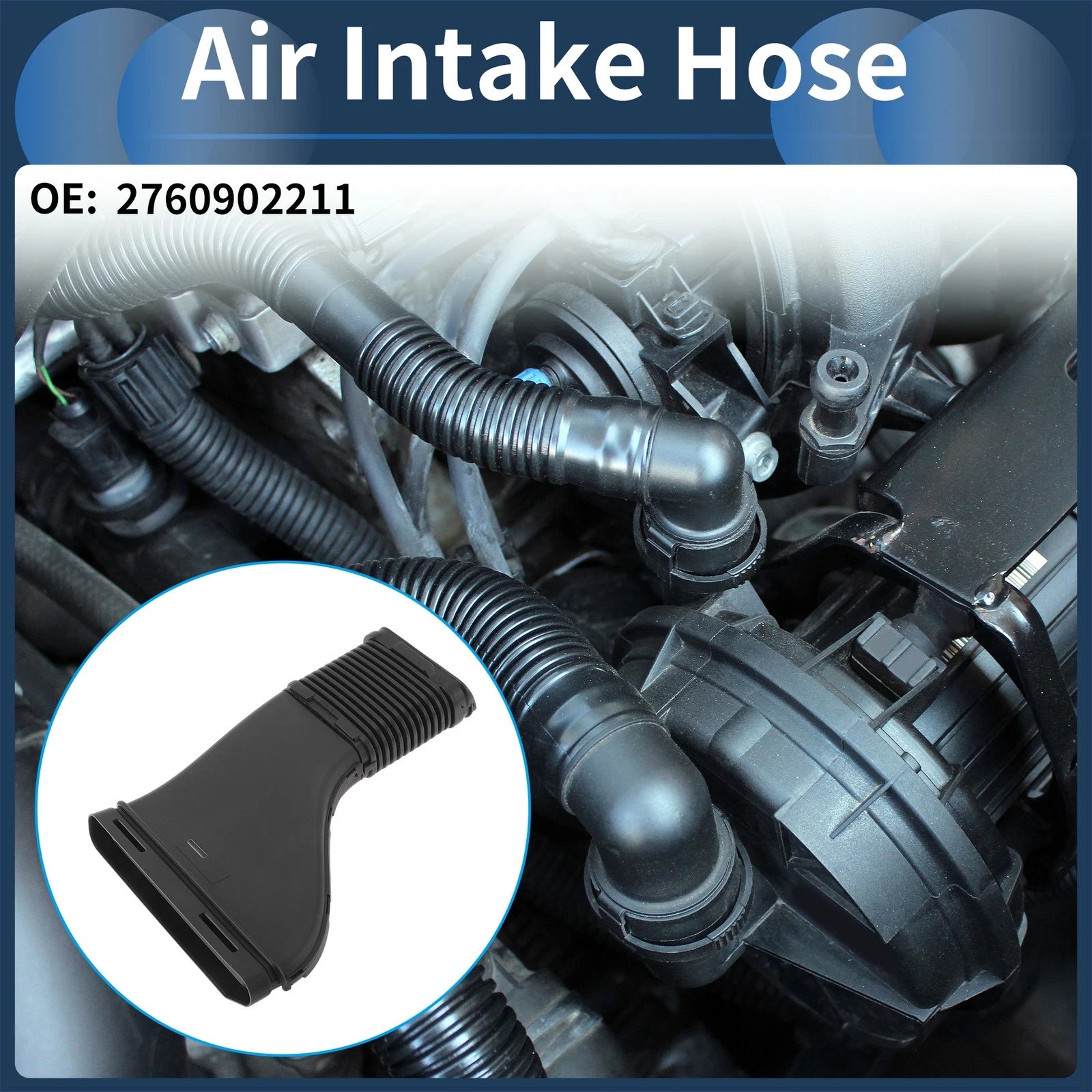 Engine Air Intake Hose Replacement for Mercedes Benz (2003–2021)