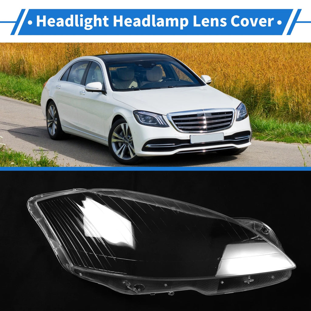 Headlight Lens Cover Front Right for Mercedes-Benz S-Class (2006–2009)