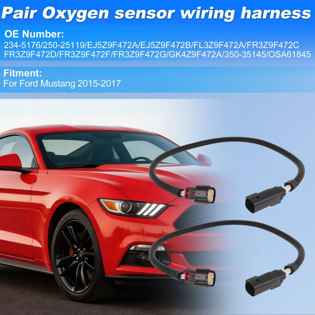 O2 Oxygen Sensor Connector Pigtail for Ford Mustang (2015–2017) No.234-5176