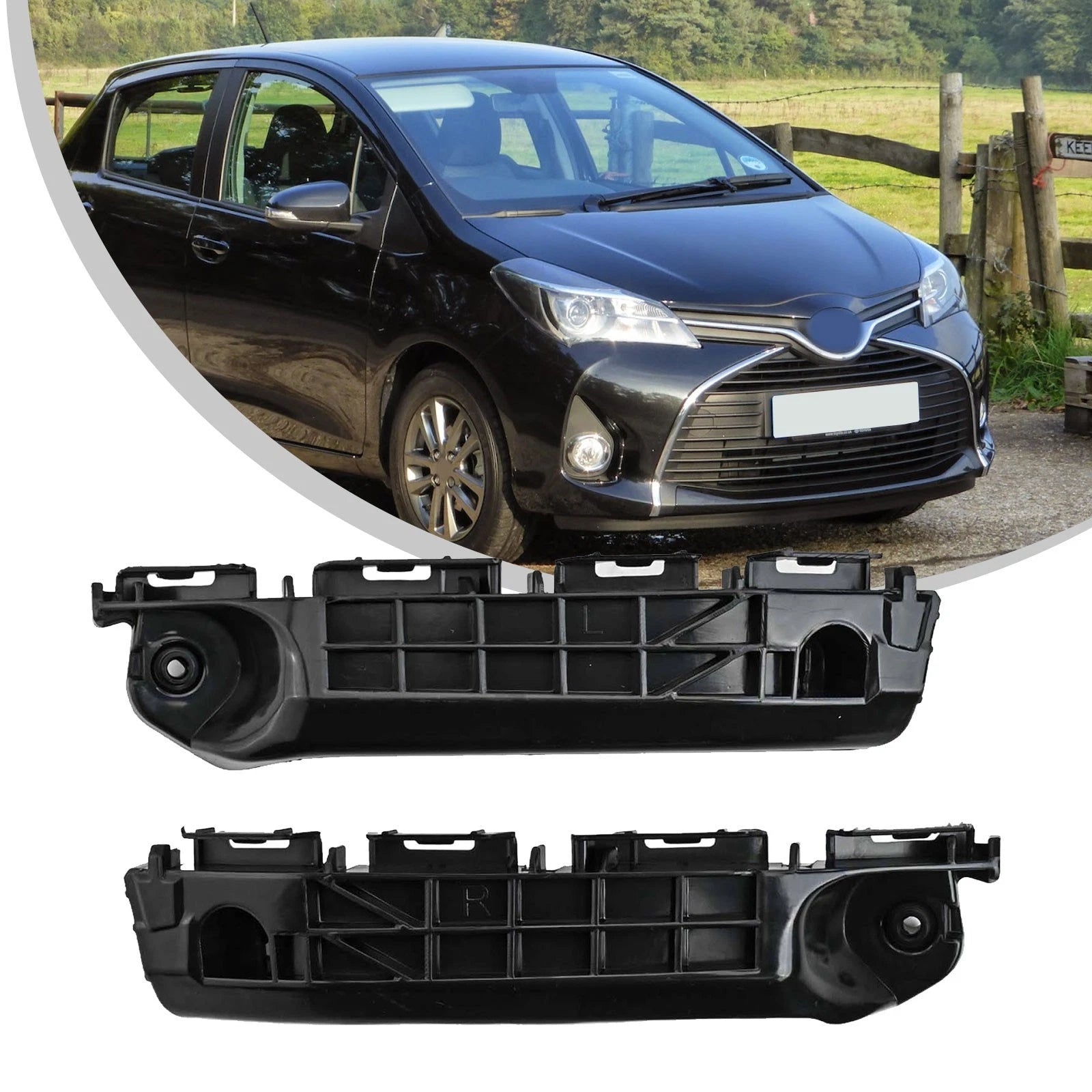 Bumper Support Brackets for Toyota Yaris (2012–2014)