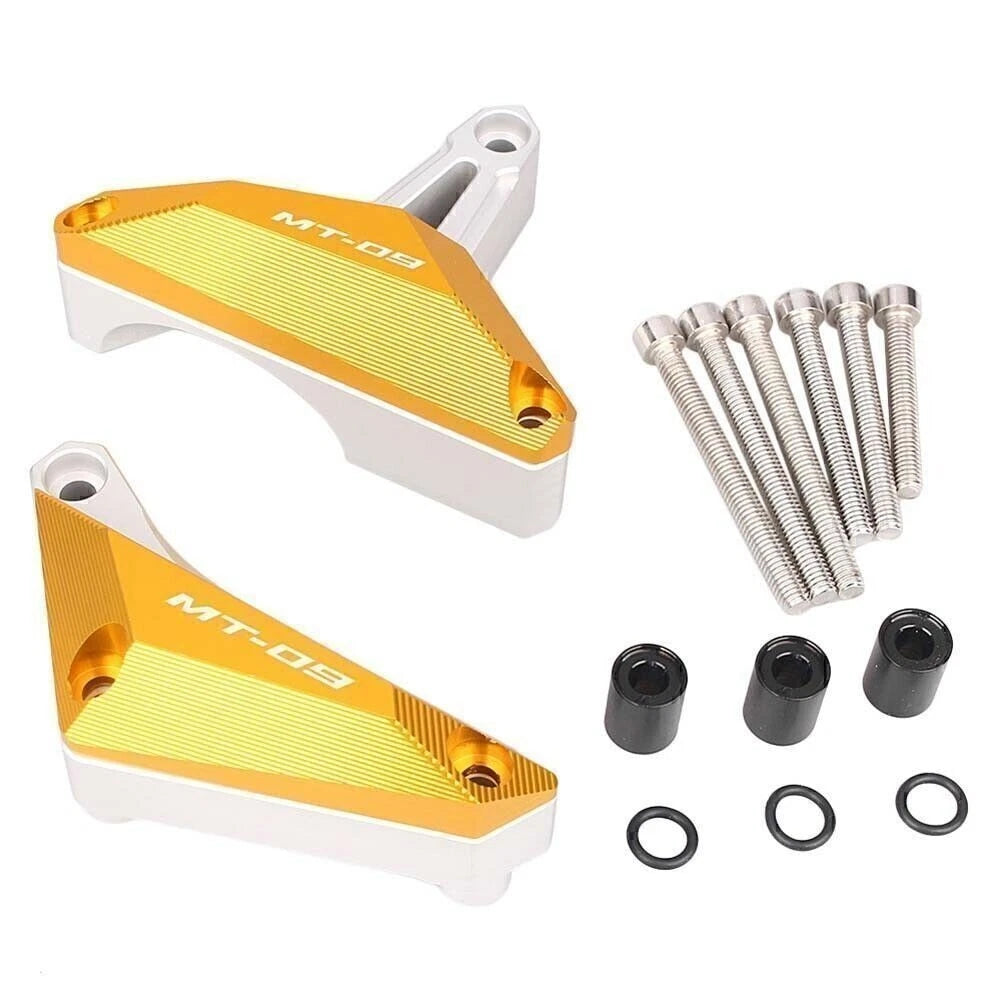 Engine Guard Crash Pad Slider Protector for Yamaha MT09 (2014–2016) - Gold