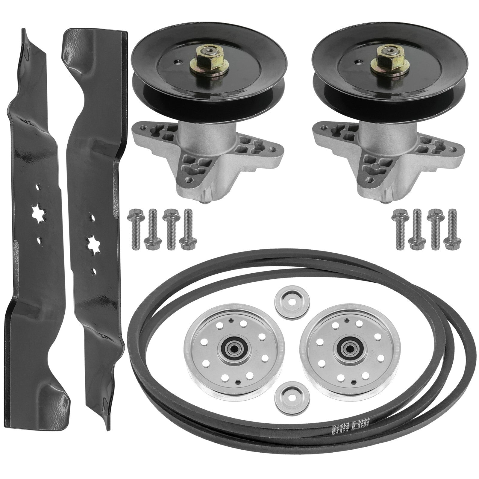 Spindle w Blade Pulley Belt Replacement for Cub Cadet MTD 54 Inch (2000–2009)