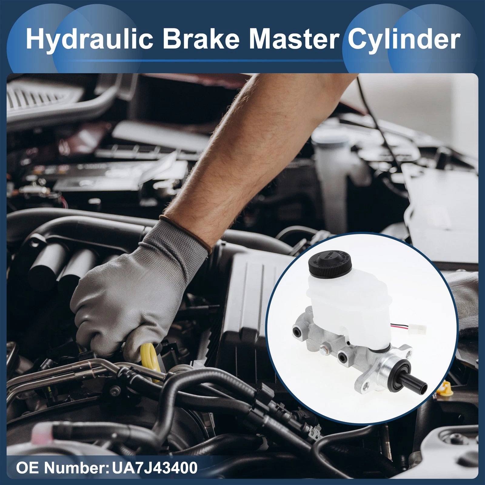 Brake Master Cylinder Reservoir Replacement for Mazda BT-50 (2006–2021)
