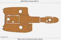 EVA Foam Faux Teak Deck Flooring for Crownline 260 LS (2006–2008)