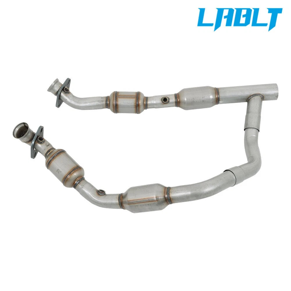 Y Pipe Catalytic Converter Set for Ford E150 E250 E350 Super Duty 2005–2008