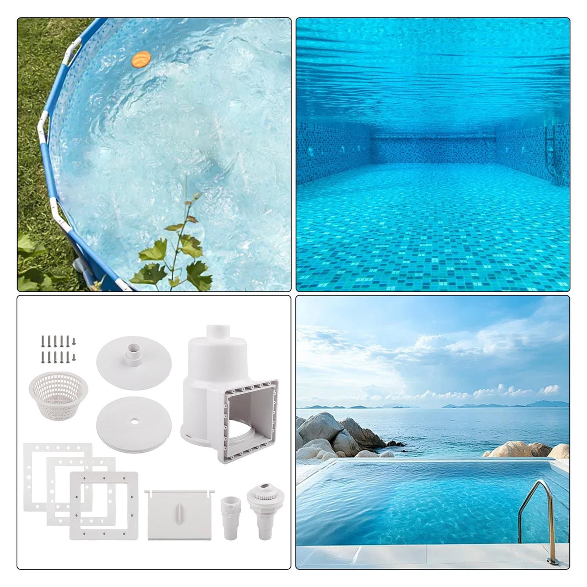 6 Inch Above Ground Wall Skimming Solution for Most Pools