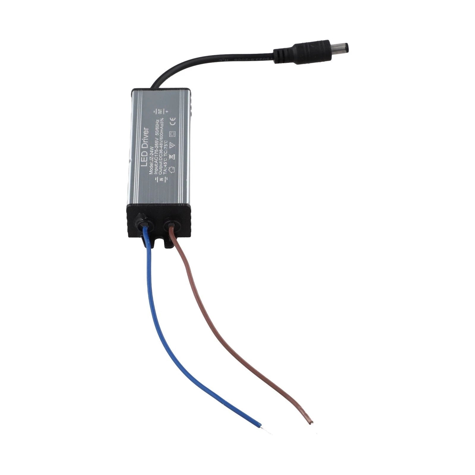 24W Constant Current LED Power Adapter DC 36-48V Waterproof Driver