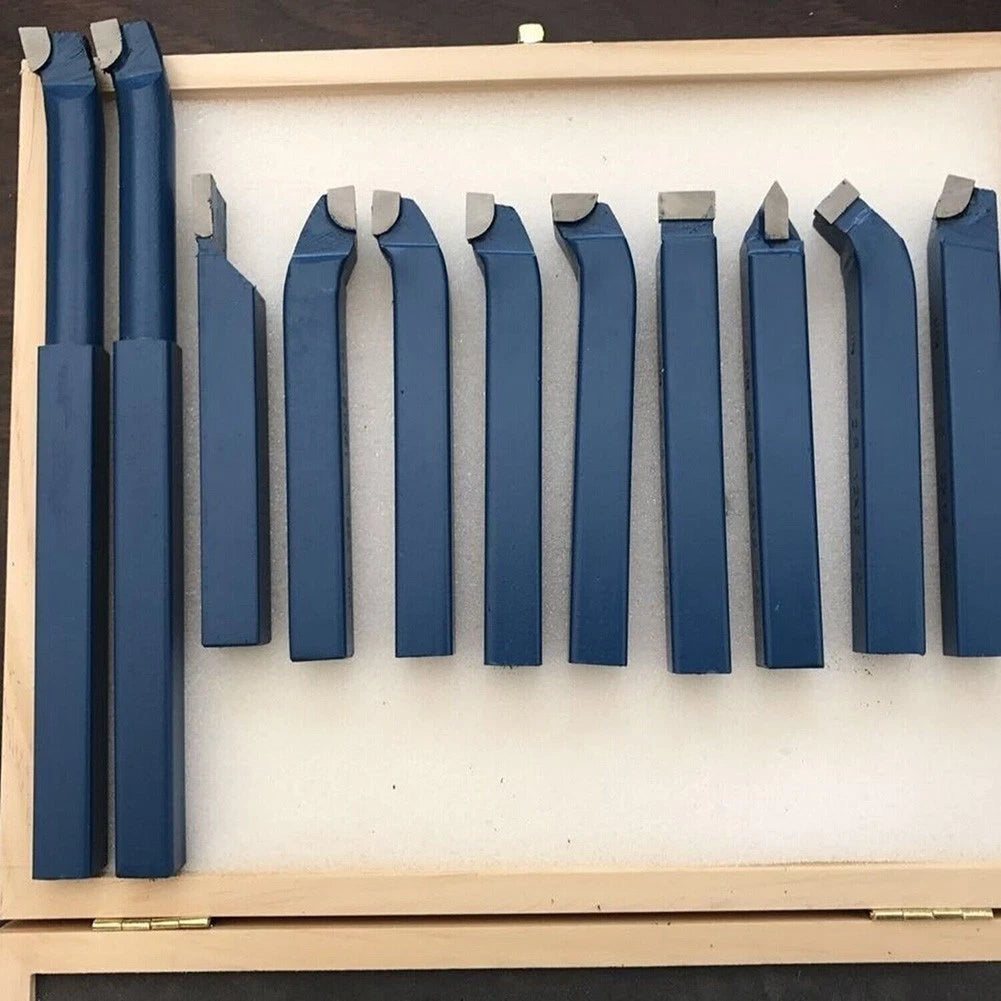 11PCS Tip Milling Cutter Set for Lathe Tools and Planers (10mm/12mm)