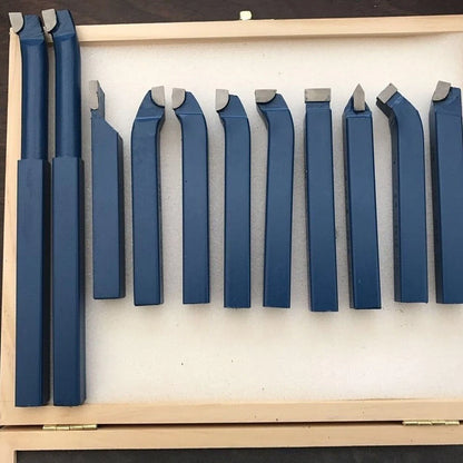 11PCS Tip Milling Cutter Set for Lathe Tools and Planers (10mm/12mm)