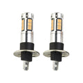 2X H1 LED Amber Car Lights for