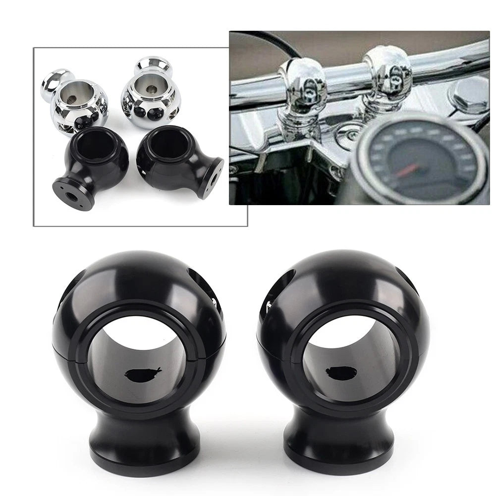 32mm Fat Handlebar Risers Clamp for Harley Touring Road King Dyna