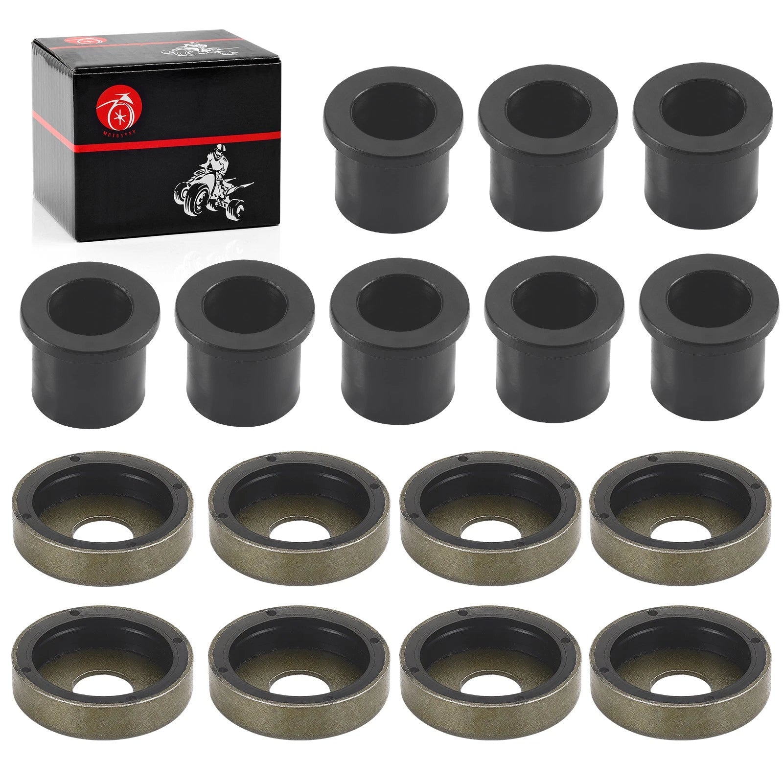 Front A-Arm Bushing + Cap Set for Polaris Predator 50 (2004–2007) 0451762 0453683