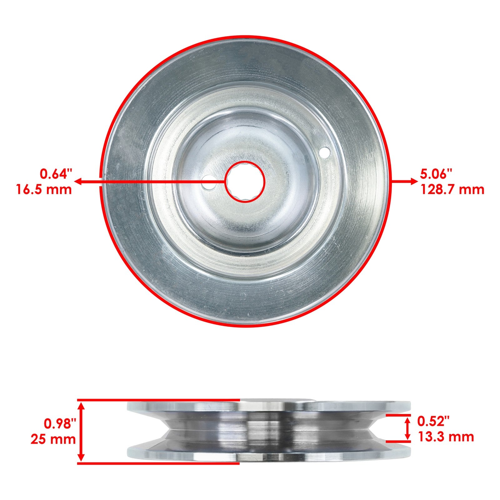 46 Inch Deck Spindle Pulleys Replacement Kit for Murray CLT20460 (2000–2000)