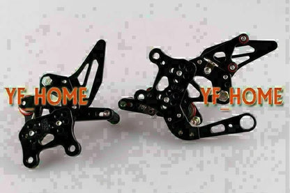Rear Set Footpegs for Aprilia RSV4 (2009–2011) Black