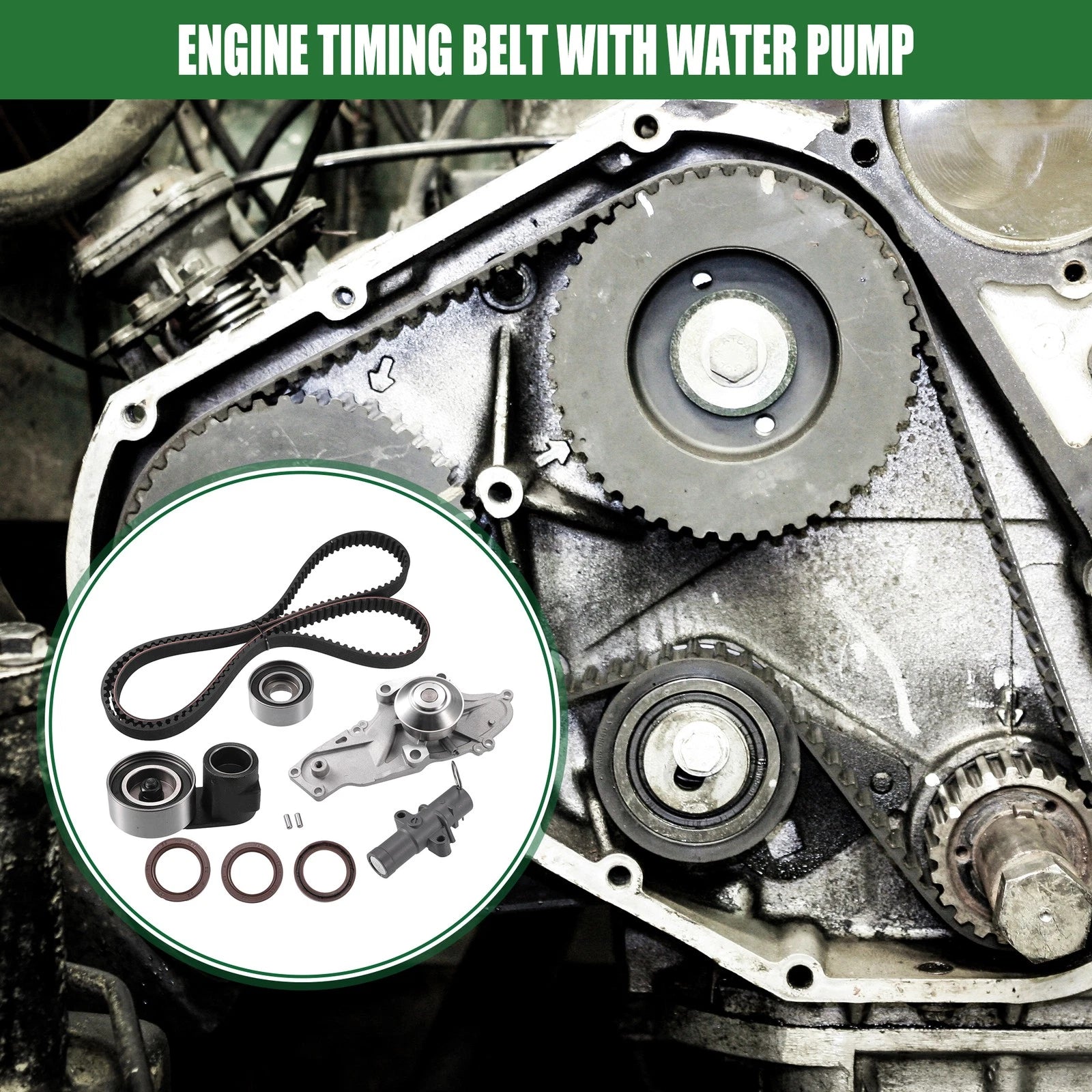 Timing Belt Kit with Water Pump for Honda Accord (2003–2017)