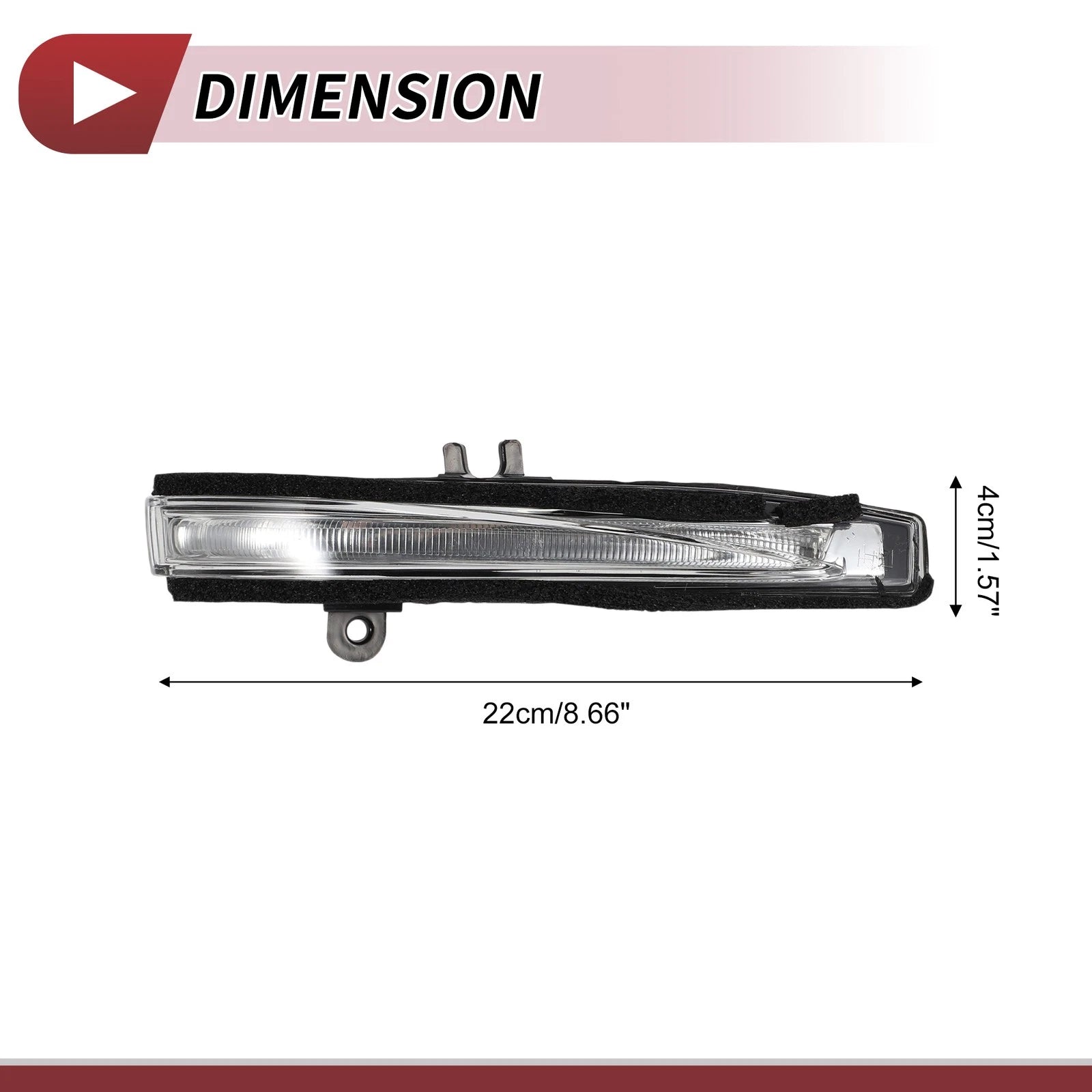 Car Mirror Turn Signal Light Replacement for Hyundai Sonata 2011–2013 Right LED