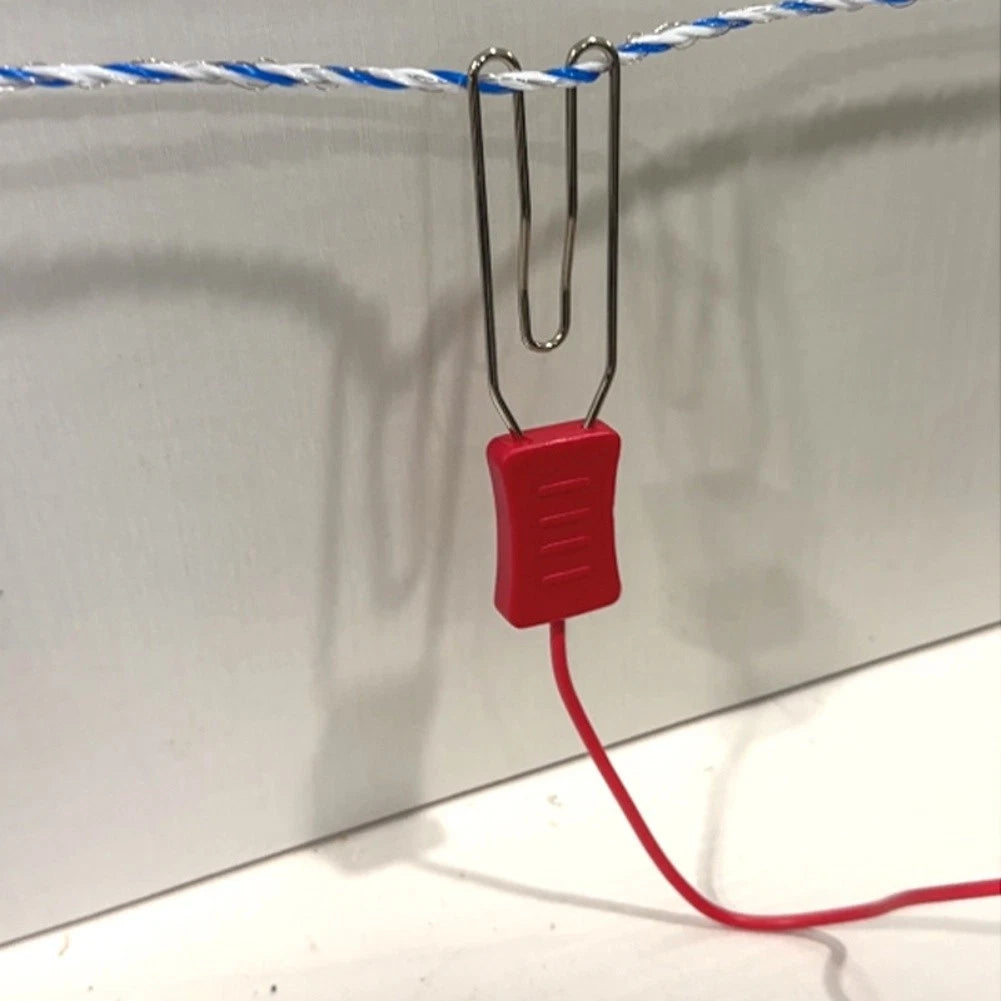 Electric Fence Connector with Alligator Clip for Secure Grounding