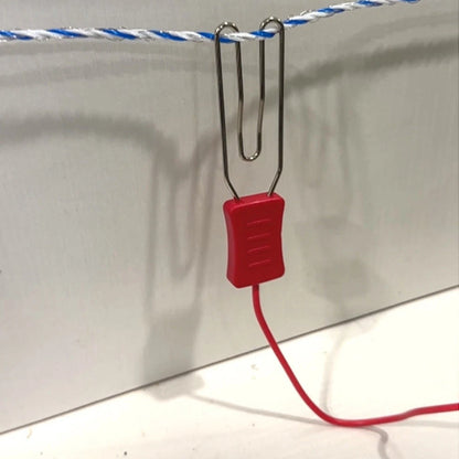 Electric Fence Connector with Alligator Clip for Secure Grounding