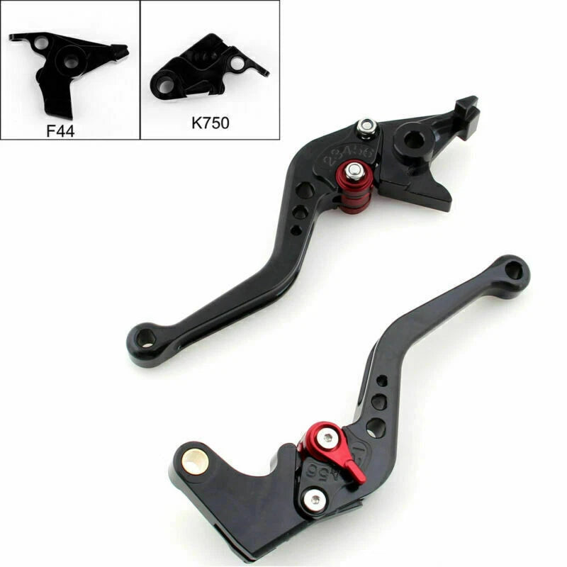 Short Brake Clutch Levers for Kawasaki Ninja 400R (2011) ER-6N (2009–2013) Black T9