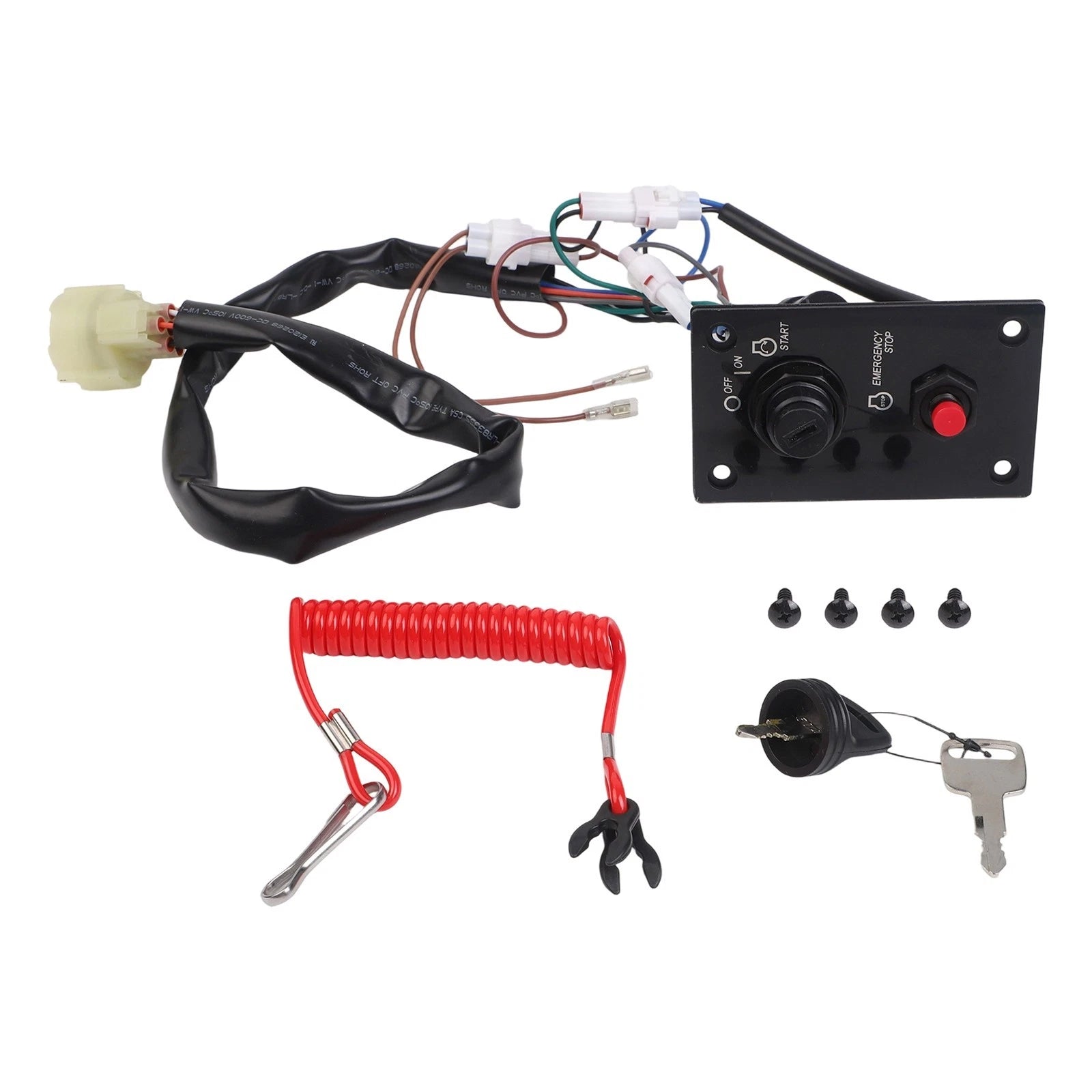 Ignition Switch Panel for Suzuki Outboard Marine Engines