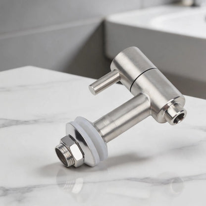 Stainless Steel Beer Keg Tap with Mesh Filter & Silicone Seal