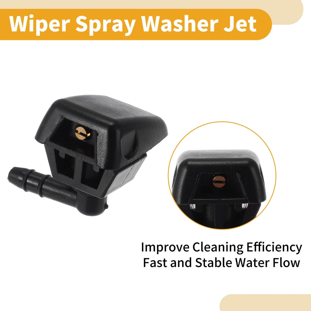 2 Pcs Front Windshield Washer Nozzle for Fiat Panda (2004–2012) No. 735277664