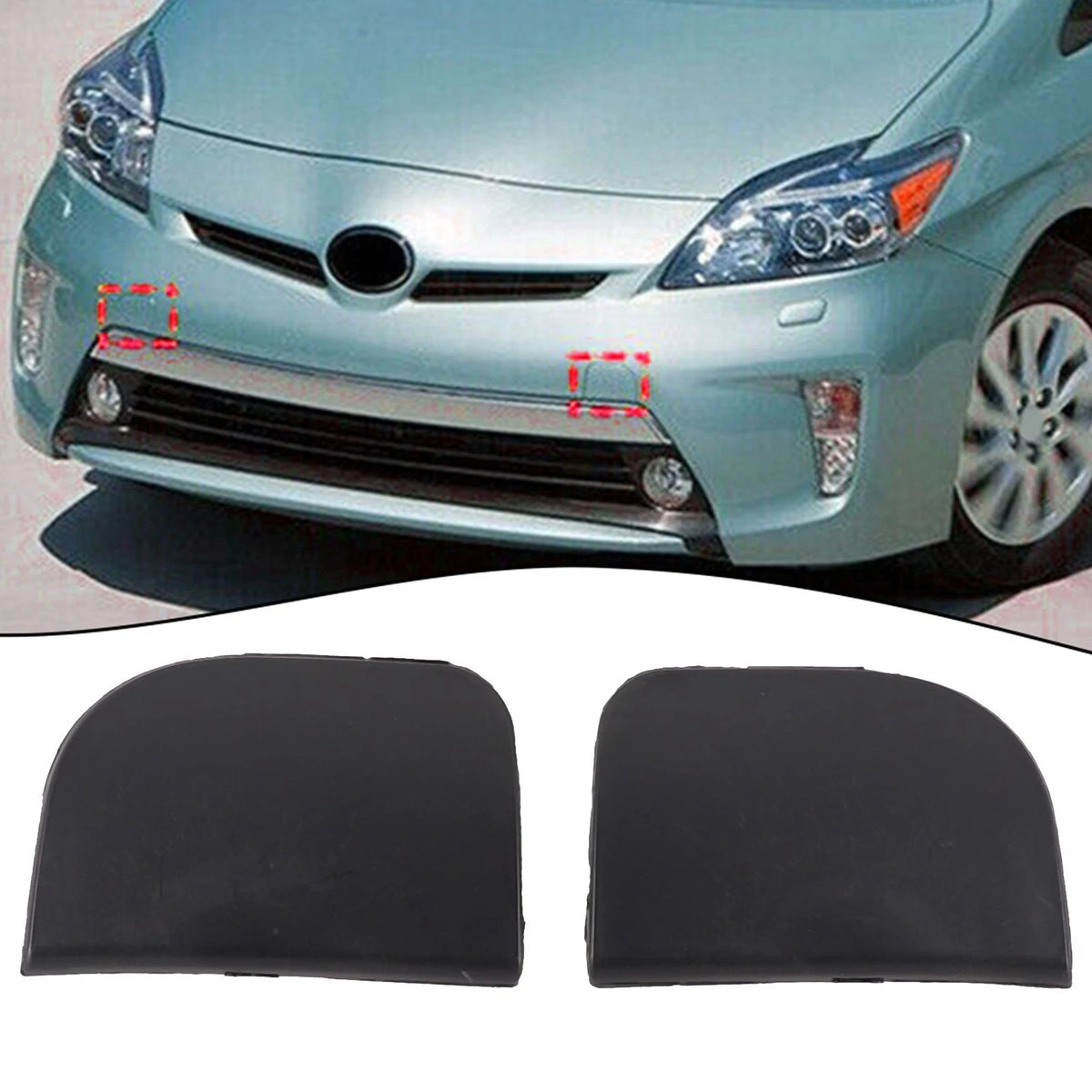 Tow Hook Covers for Toyota (2pcs, 52127-47903, 52128-47903)