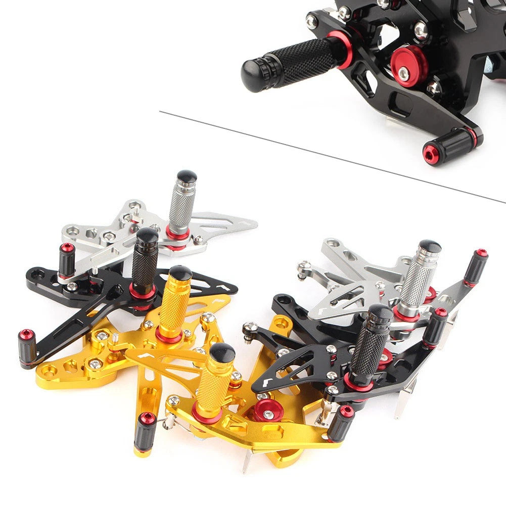Adjustable Footrest Rear Sets Foot Pegs for Kawasaki ZX-R400 Ninja (2018)